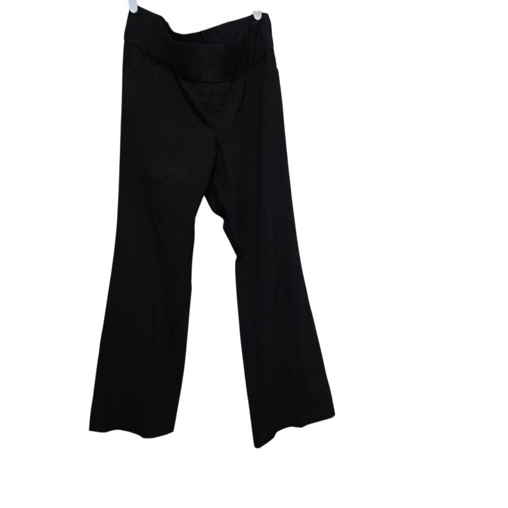 Gap Maternity Perfect Trouser Bootcut Pants Black 6R